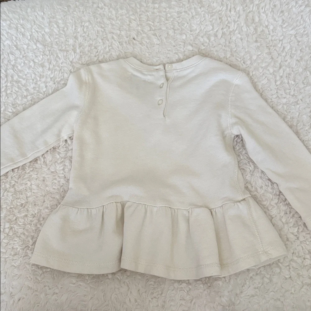 Ralph Lauren Peplum Sweatshirt Lightweight